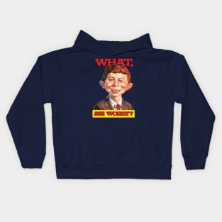 What, me worry? - Alfred Neuman v1 Kids Hoodie